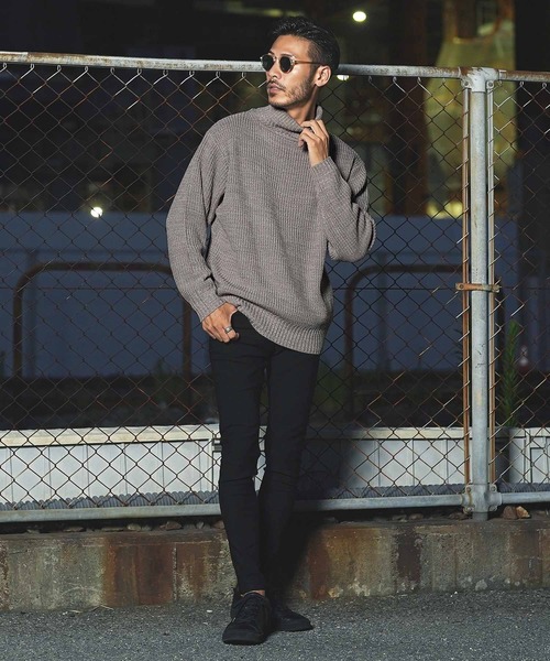 「JIGGYS SHOP」 タートルネックニット X-LARGE ブルー系その他2 メンズ_画像5