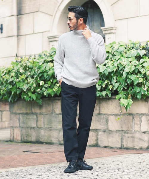 「JIGGYS SHOP」 タートルネックニット X-LARGE ブルー系その他2 メンズ_画像8