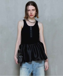 【最終値下げ】MAISON SPECIAL メゾンスペシャル タンクトップ MAISON SPECIAL（メゾンスペシャル） タンクトップ ノースリーブ Satin