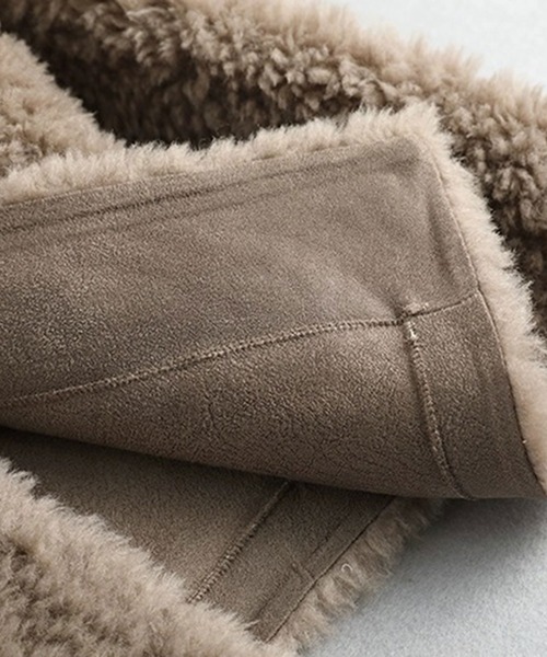 「SMILE ORCHID」 ノーカラーコート M アイボリー レディース_画像3