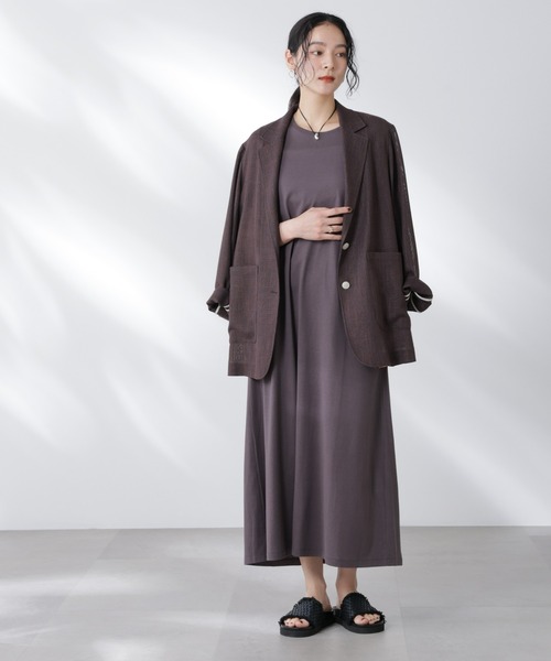 uvカット ワンピース Anti Soaked(R) 汗染み防止フレアワンピースの画像