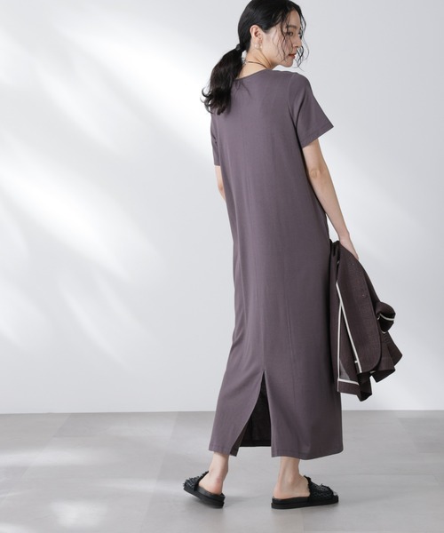 uvカット ワンピース Anti Soaked(R) 汗染み防止フレアワンピースの画像