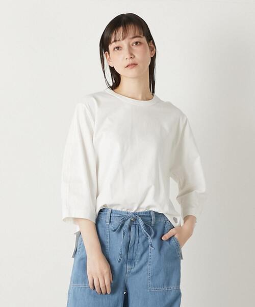 LOGEMENT DE CLAIRE（ロジュモンドクレール） tシャツ 6.5分袖プル