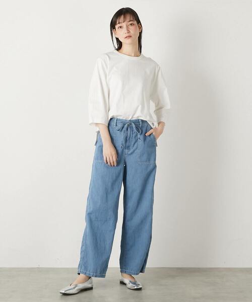 LOGEMENT DE CLAIRE（ロジュモンドクレール） tシャツ 6.5分袖プル