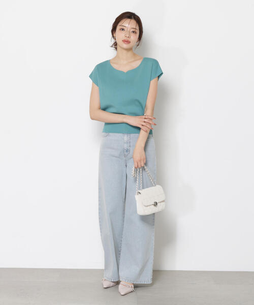 PROPORTION BODY DRESSING ニット セーター ハートカット
