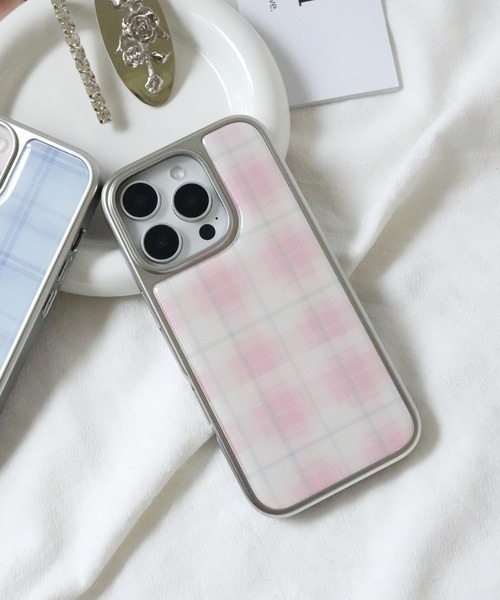 GOD ONLY KNOWS iPhoneケース 13/14/15対応 Port スマホケース 「 / ポート 」 チェック柄 iPhoneケース