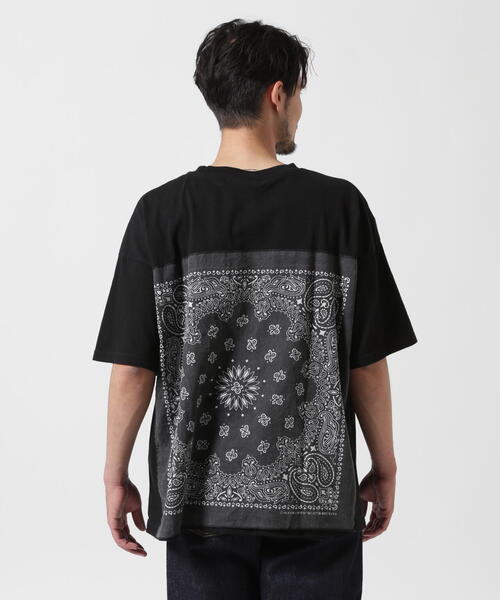 レミレリーフ　バンダナ　Tシャツ　メンズXL REMI RELIEF tシャツ RELIEF(レミレリーフ) 別注20/-天竺BIG