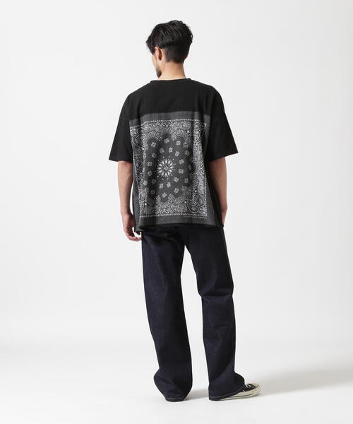 レミレリーフ　バンダナ　Tシャツ　メンズXL REMI RELIEF tシャツ RELIEF(レミレリーフ) 別注20/-天竺BIG