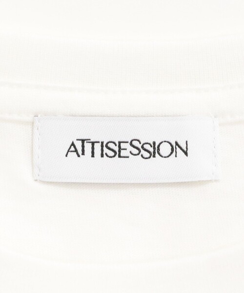 tシャツ 「ATTISESSION」OBSESSION コットン Tシャツ レディース ATTISESSION tシャツ 「ATTISESSION」OBSESSION コットン T