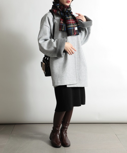 未使用 英 Johnstons of Elgan ベージュ Johnstons of Elgin（ジョンストンズ オブ エルガン） マフラー FREE