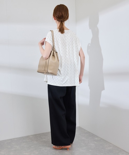 トップス ROPE ROPE' PICNIC tシャツ カットジョーゼットスキッパートップス