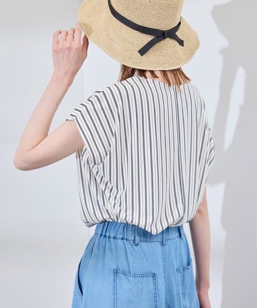 トップス ROPE ROPE' PICNIC tシャツ カットジョーゼットスキッパートップス