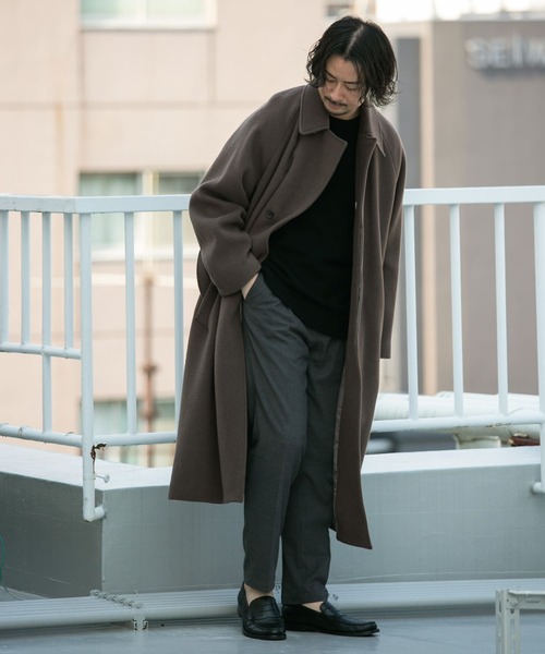 【美品】URBAN RESEARCH ROSSO ステンカラーコート Ｍ URBAN RESEARCH ROSSO MEN 「URBAN MEN」 ステンカラーコート MEDIUM