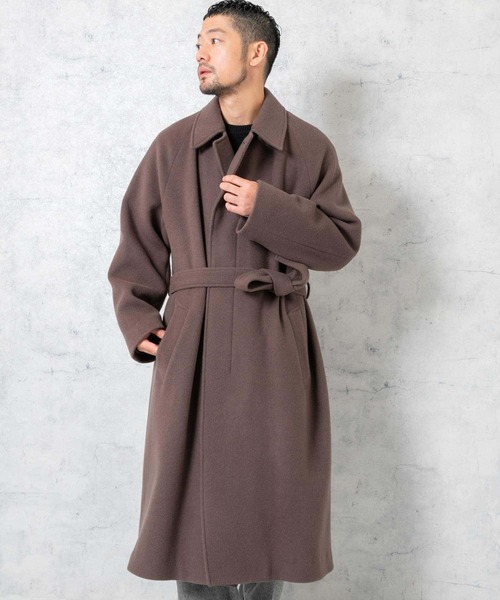 【美品】URBAN RESEARCH ROSSO ステンカラーコート Ｍ URBAN RESEARCH ROSSO MEN 「URBAN MEN」 ステンカラーコート MEDIUM