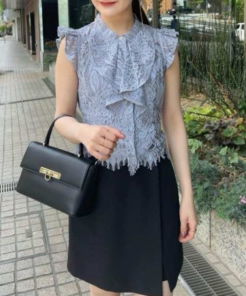 SNIDEL ブラウス シャツ レースブラウス レディース : ZOZOTOWN