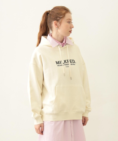 パーカー STENCIL LOGO WIDE SWEAT HOODIE レディース メンズ
