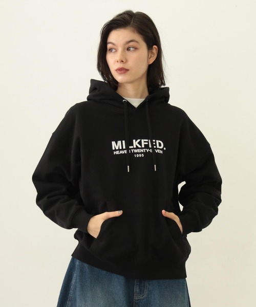 MILKFED.（ミルクフェド） パーカー STENCIL LOGO WIDE SWEAT HOODIE