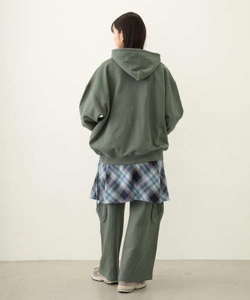 パーカー MILKFED. STENCIL LOGO WIDE SWEAT HOODIE MILKFED.（ミルクフェド） パーカー STENCIL LOGO WIDE SWEAT HOODIE