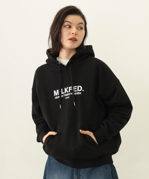MILKFED.（ミルクフェド） パーカー STENCIL LOGO WIDE SWEAT HOODIE