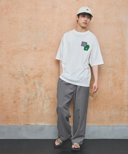 niko and… tシャツ ワッペンモチーフクラフトTシャツ メンズ