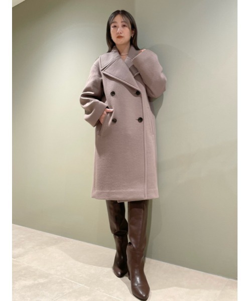 SNIDEL モカ ブラウン ミドル丈 コクーンウールコート SNIDEL（スナイデル） コート 1 モカ レディース : ZOZOTOWN Yahoo!店