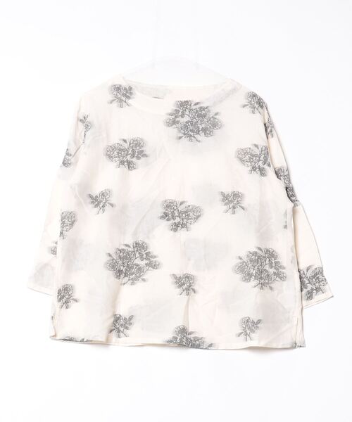 「Plantation」 7分袖ブラウス M size ベージュ レディース