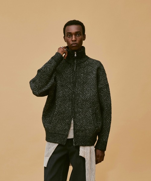 soerte ニットカーディガン 1 ブルー メンズ : ZOZOTOWN Yahoo!店