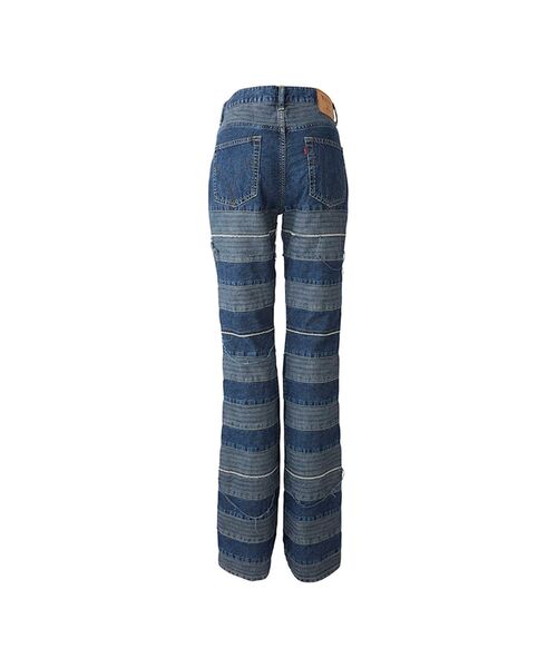 HYSTELIC GLAMOUR スクラッチフレア Sサイズ ツギハギデニム HYSTERIC GLAMOUR（ヒステリックグラマー） ジーンズ デニム デニム