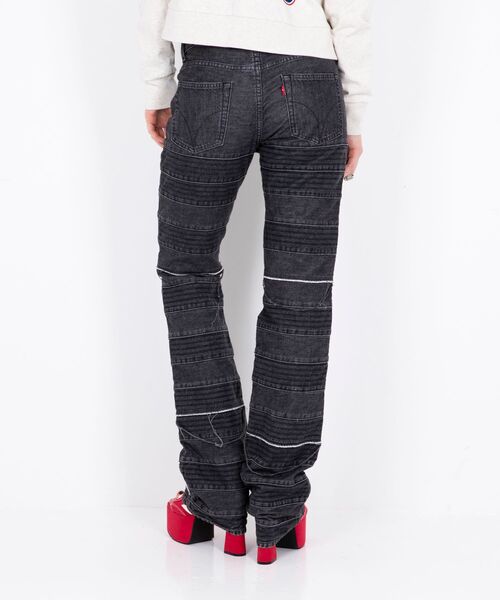 【HYSTERIC GLAMOUR】FANTASTIC柄スクラッチフレアデニム HYSTERIC GLAMOUR（ヒステリックグラマー） ジーンズ デニム デニム