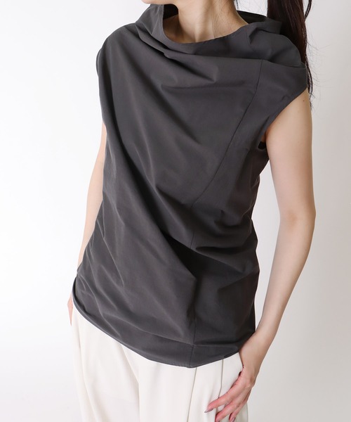 DRESSLAVE（ドレスレイブ） ブラウス シャツ asymmetric big collar