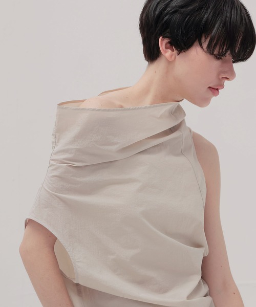 DRESSLAVE（ドレスレイブ） ブラウス シャツ asymmetric big collar 