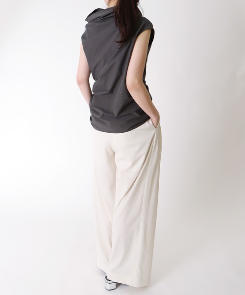 DRESSLAVE（ドレスレイブ） ブラウス シャツ asymmetric big collar 
