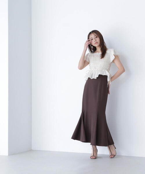 【新品】NATURAL BEAUTY BASICレースアップシャーリングブラウス 0175210743-050_SUB.jpg?v=