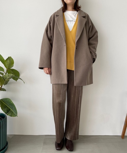 LOWRYS FARM（ローリーズファーム） チェスターコート FREE アイボリー