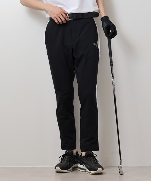 【M】春夏 プーマ ゴルフ GOLF ストレッチ LINE テーパード パンツ プーマ PUMA ゴルフ PFストレッチLINEテーパードパンツ （DEEP