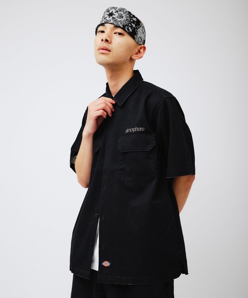Dickies シャツ x atmos Utility WORK SS SHIRT / ディッキーズ