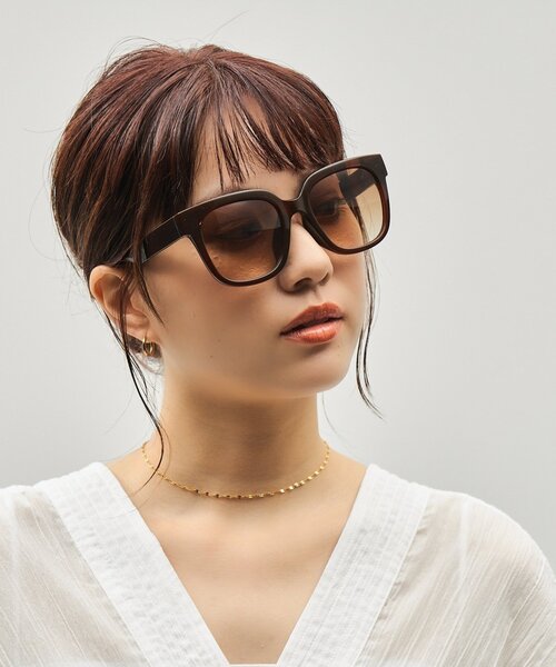 Zoff サングラス SUNCUTGlasses/UV100%CUT ウェリントン型