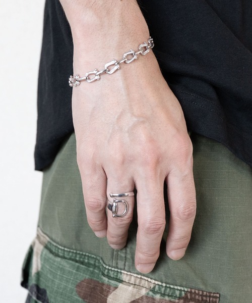 SENTI ブレスレット CUBIC ZIRCONIA×HORSESHOE BRACELET