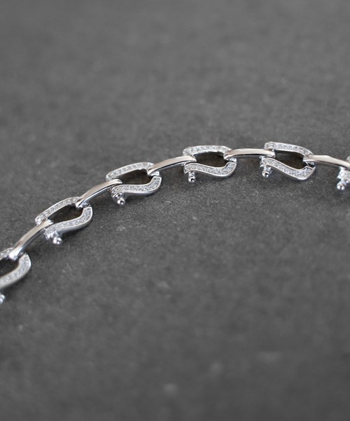 SENTI ブレスレット CUBIC ZIRCONIA×HORSESHOE BRACELET