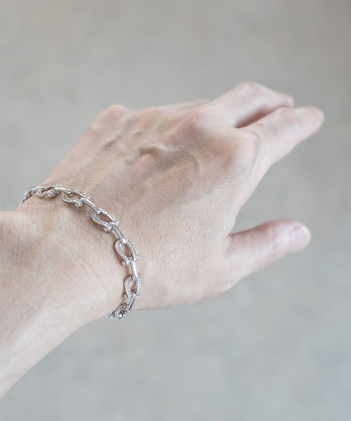 SENTI ブレスレット CUBIC ZIRCONIA×HORSESHOE BRACELET