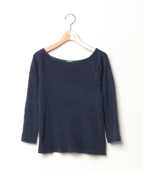 「CANAL JEAN」 「elmar」長袖シャツ ONE SIZE ネイビー レディース CANAL JEAN 「CANAL JEAN」 「El mar」長袖シャツ ONE SIZE