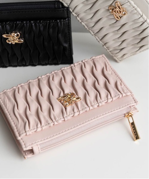 N*♡様 ランダ　バック　メントケースセット RANDA（ランダ） カードケース ギャザーデザインフラグメントケース