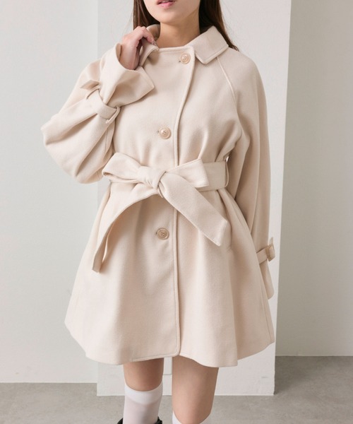 OLIVE des OLIVEステンカラーコート OLIVE des ステンカラーコート コート ミドルコート レディース