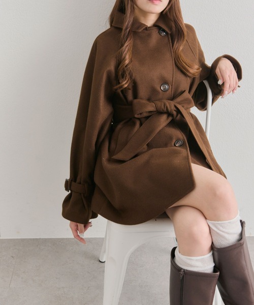 OLIVE des OLIVE（オリーブデオリーブ） ステンカラーコート コート