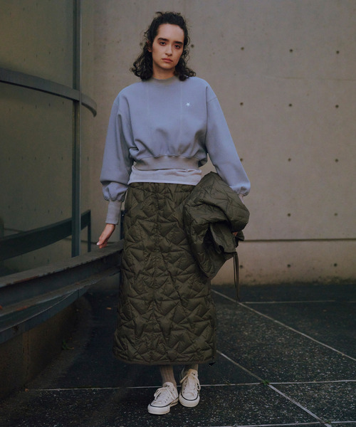 TAION（タイオン） スカート 「TAION」MILITARY STAR QUILTING SKIRT