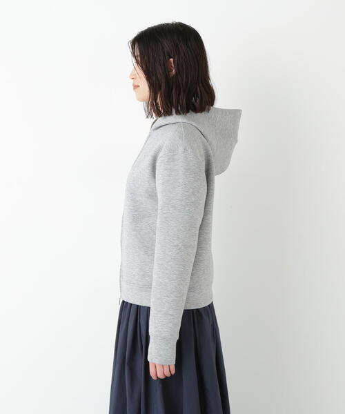 パーカー クッションダンボールジップパーカー レディース human woman パーカー クッションダンボールジップパーカー