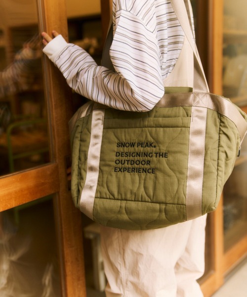 snow peak トートバッグ 未使用 snow peak SNOW PEAK EVERYDAY USE 2WAY TOTE BAG : LOWTEX