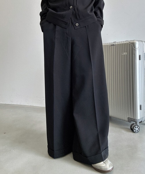 MandO（エムオー） スラックス アソートバギーロールアップワイド