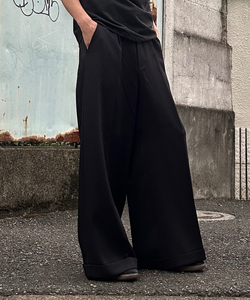 MandO（エムオー） スラックス アソートバギーロールアップワイド