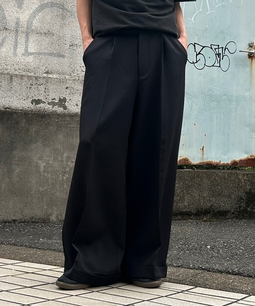 MandO（エムオー） スラックス アソートバギーロールアップワイド